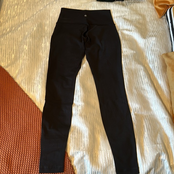 Lululemon Wunder Under Tech Mesh Black Leggings - Picture 3 of 5